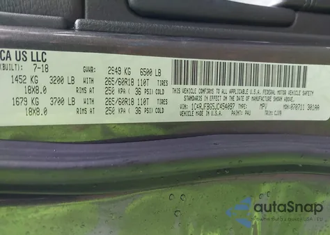 2018 Jeep Grand Cherokee Limited 4X4 из США, поврежденный, VIN 1C4RJFBG5JC454097